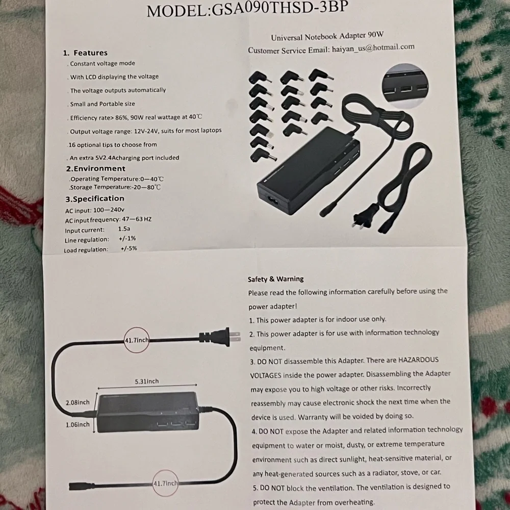 Universal Charger 💻 - Picture 2 of 2